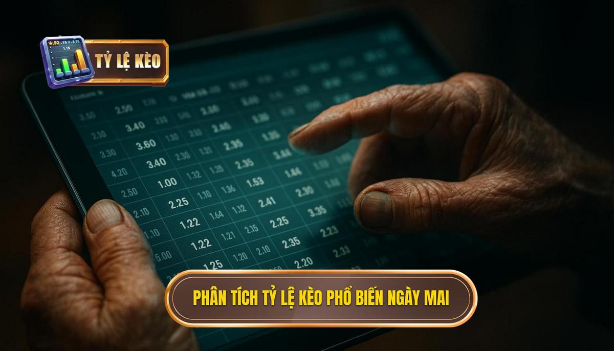 Phân tích các loại tỷ lệ kèo phổ biến trong ngày mai
