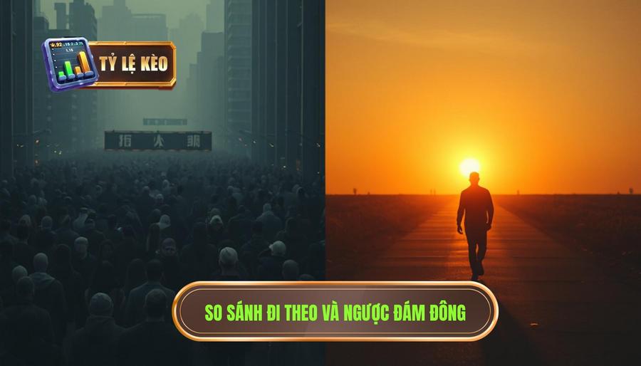 So sánh chi tiết: Đi theo đám đông vs. Đi ngược đám đông