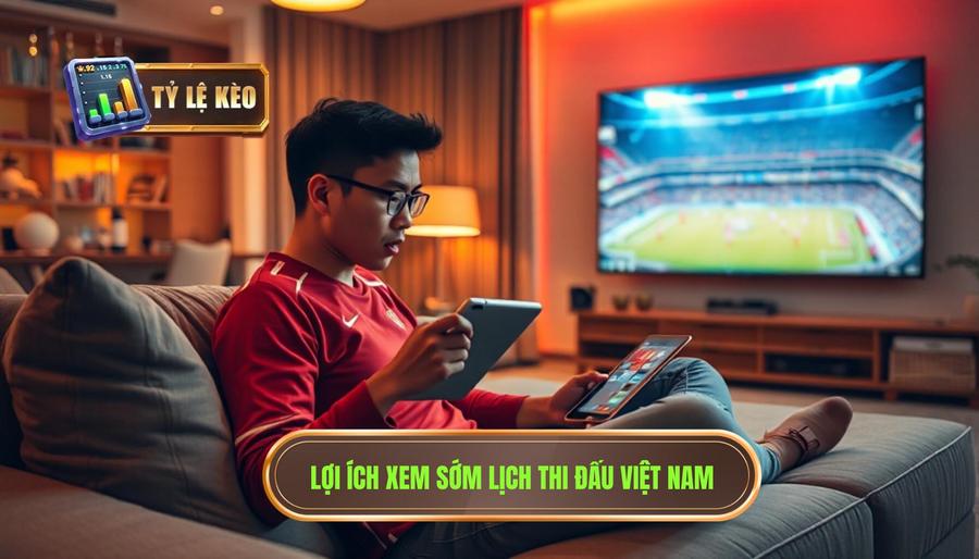Lợi ích xem sớm lịch thi đấu Việt Nam